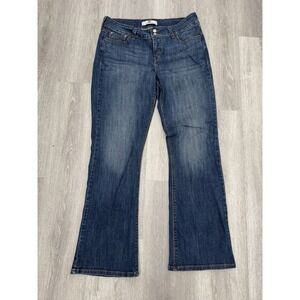 Levi's 526 Slender Boot Cut Jeans Dark Wash Denim Comfort Stretch Women's 12